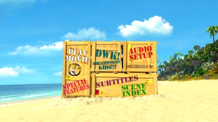 Madagascar DVD main menu